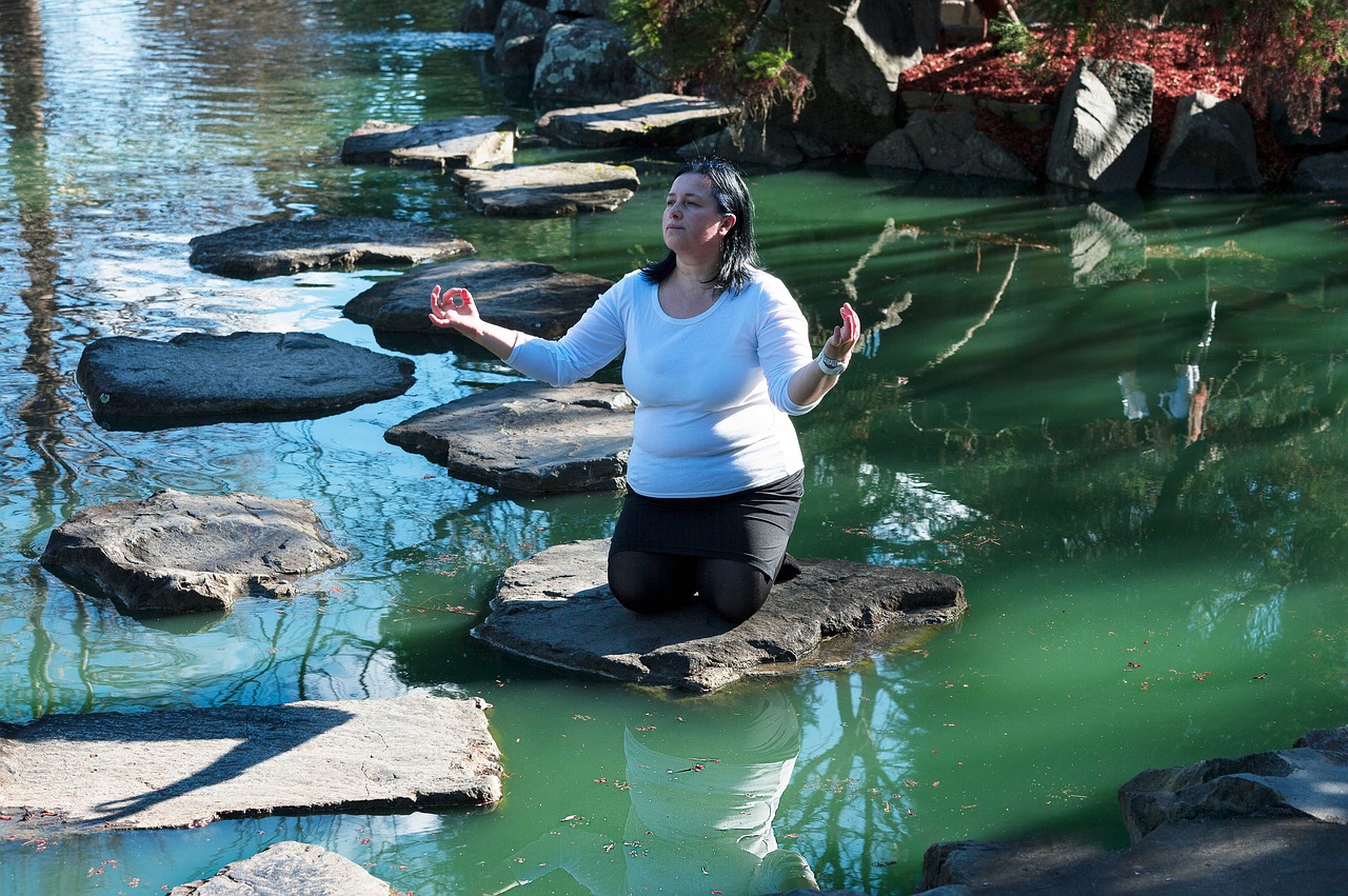 meditace na vodě